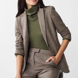 J. Mclaughlin Houndstooth Blazer Aubrey and Ross Pants Set